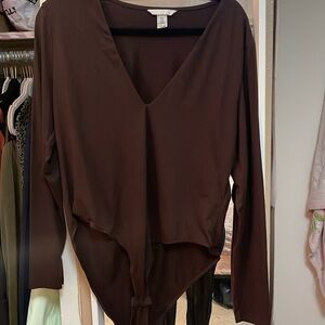 Brown Bodysuit